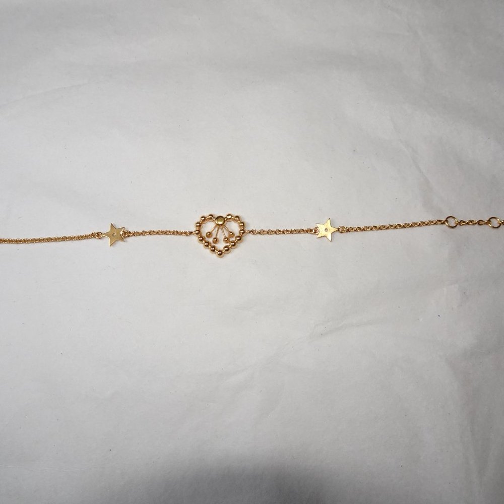 Dior In Heart Lights Bracelet Gold-Finish Metal N Multicolor Crystals - Picture 13 of 14